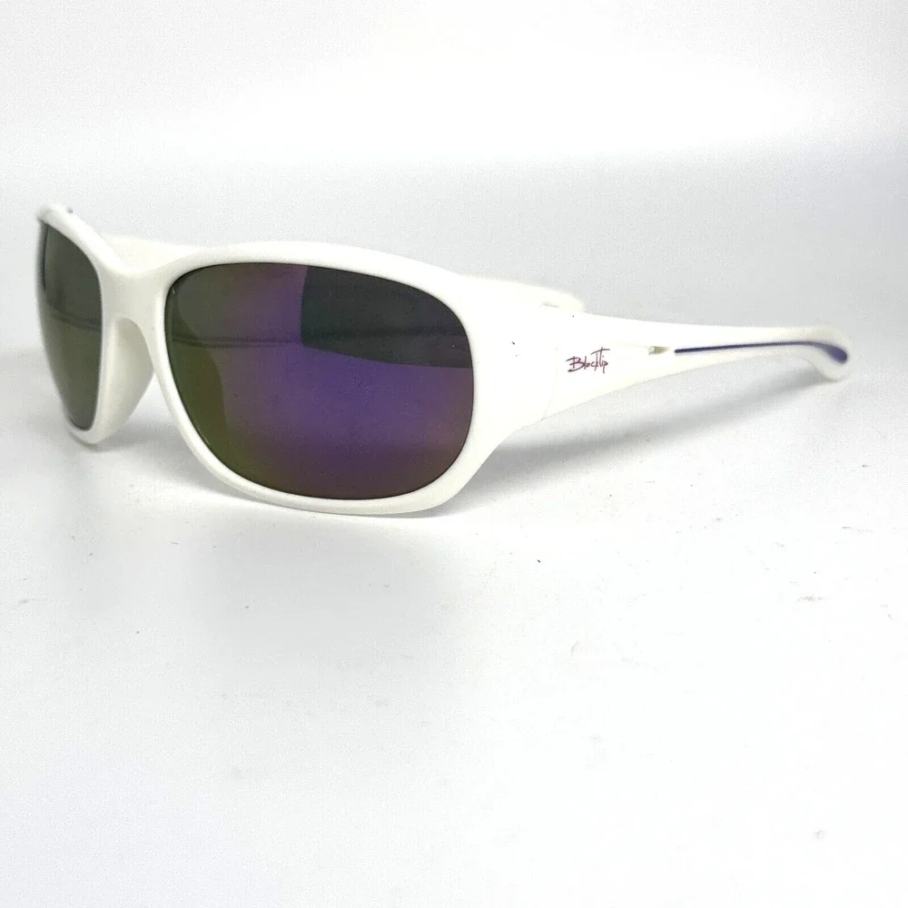 Blacktip Sunglasses White with purple lens sport wrap BLACKTIP Mizzen H15743‎